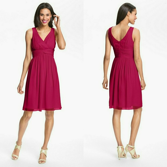 Donna Morgan Jessie Twist Chiffon Dress - Picture 4 of 4